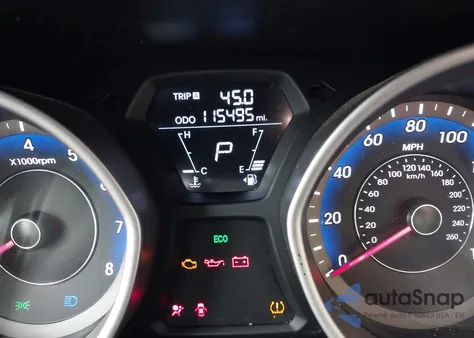 2013 Hyundai Elantra Gls из США, поврежденный, VIN KMHDH4AE4DU923541